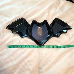 3 compartment melamine bat serving platter